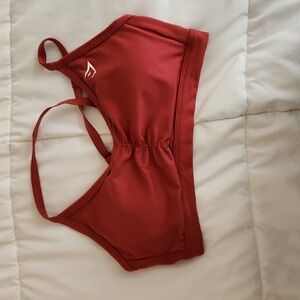 Gymshark ruched sports bra XS. Not red more like a sienna